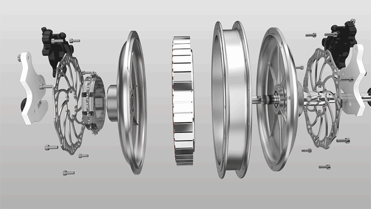 0电动车所采用的电机是门罗科技与德国博世共同研发的适用于门罗2.