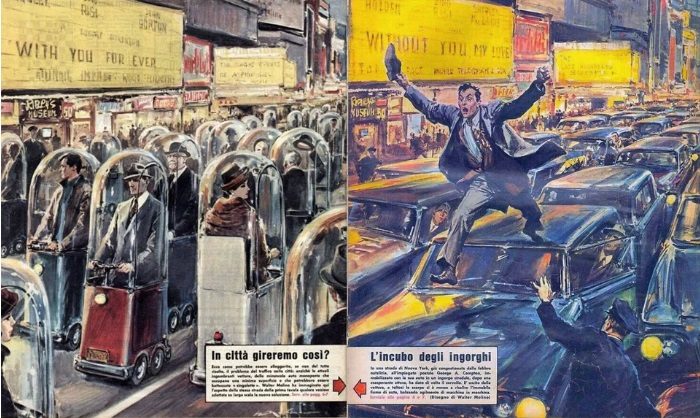 1962年设想的2022年的交通状况,有点意思-唯轮网